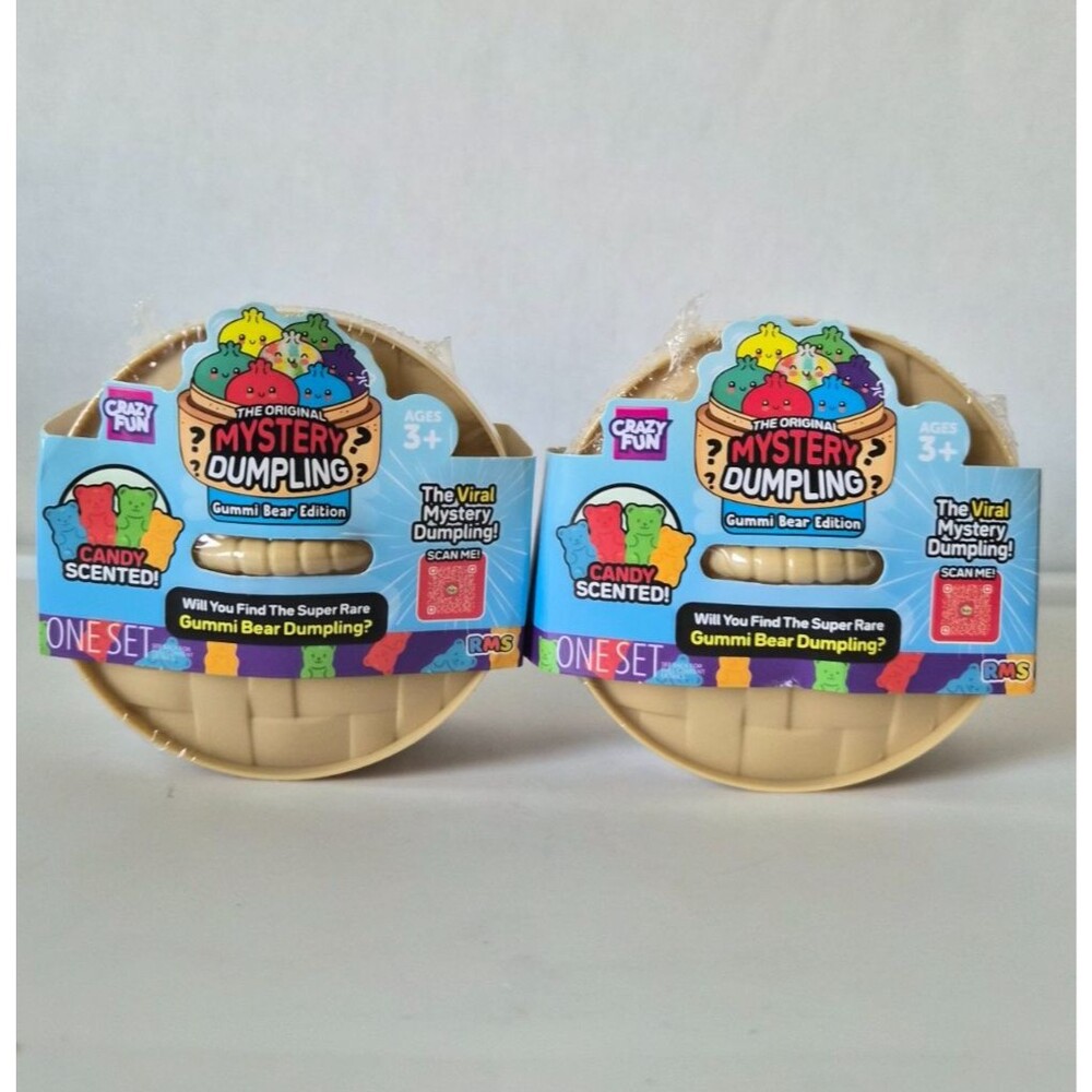 RMS Squishy Mystery Bun Dumpling GUMMI BEAR Edition -Lot Of 2! New